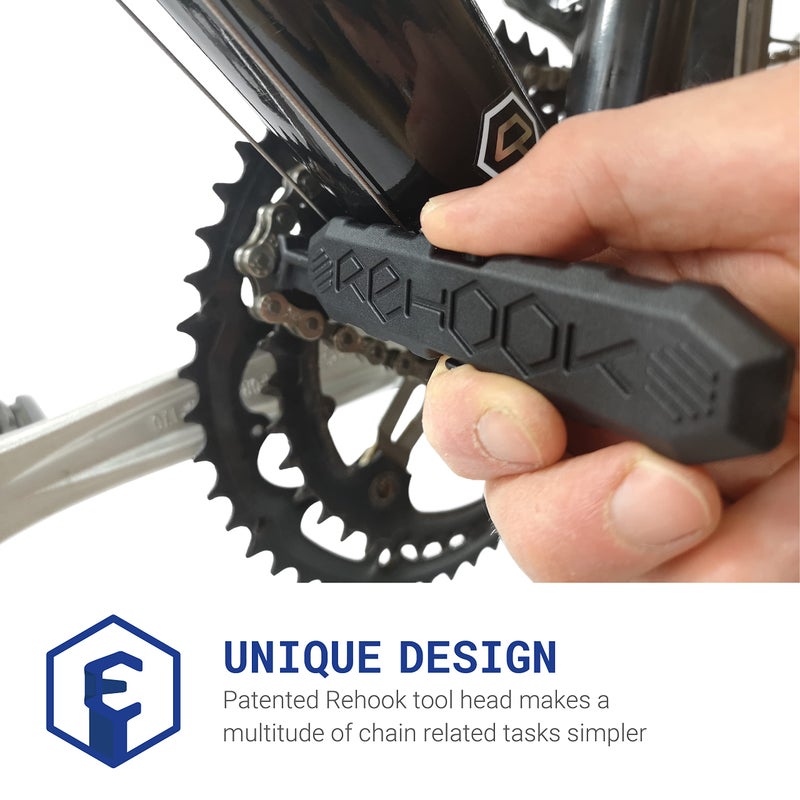 Rehook Original - Black Get Your Chain Back on Your Bike in 3 Seconds. Without The Mess Present for Any Cyclist or Gadget Lover - Image 4